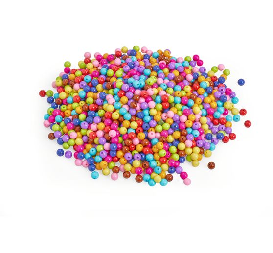 500 g Perlen "Mulicolor-Opak", VBS Großhandelspackung