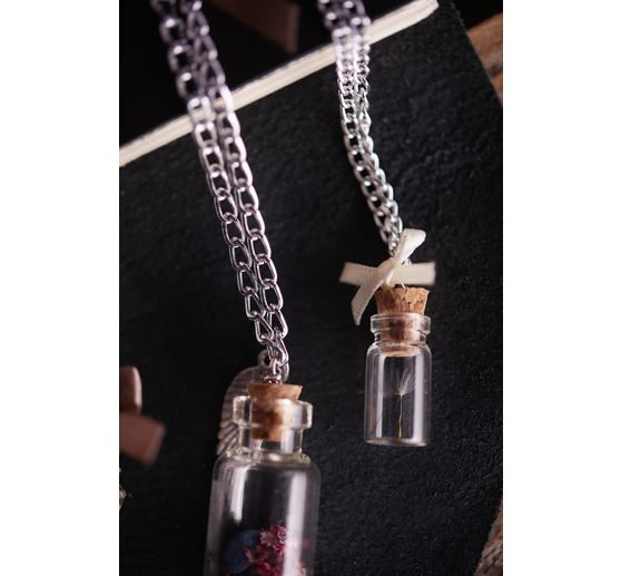 Anhänger Glasflasche