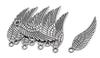 Decoration pendant "Angel wings", 9 pieces