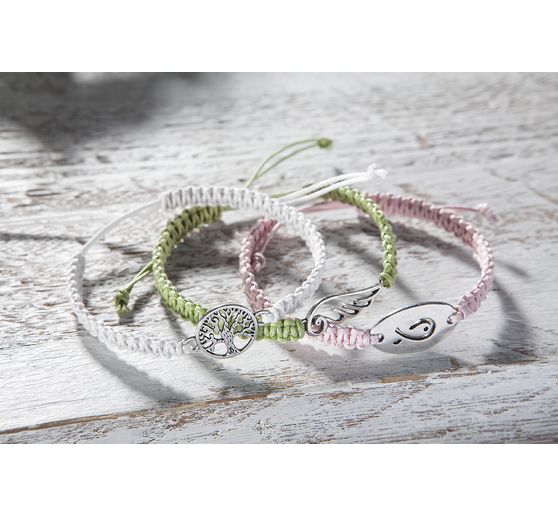 VBS Decoration pendant-Mix with 2 eyelets, 4 pieces