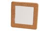 Cork coaster "Square small", incl. ceramic plate