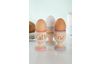 VBS Egg cups, 6 pieces, pine wood
