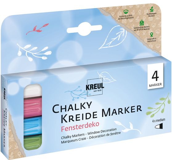 KREUL Chalky Kreidemarker "Fensterdeko"