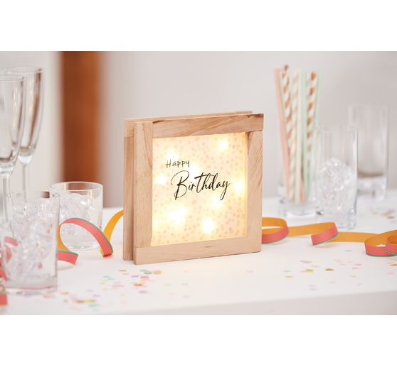 Micro-LED-Lichterkette mit Timer, 20 LEDs