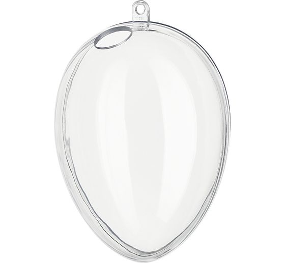 VBS Acrylic egg with hole, 6 pcs.