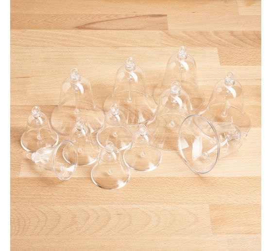 VBS Acrylic form "Bells with clapper", set of 12
