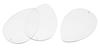Acrylic separating-/painting disc "Egg", 12 cm, 3 pieces
