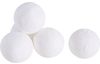 Cotton balls, white, Ø 50 mm, 5 pieces