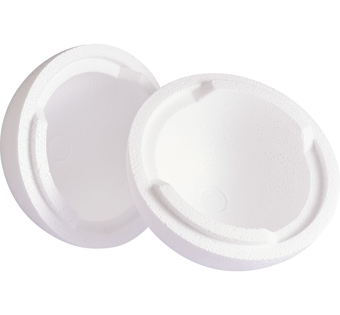 Styroporkugel, Ø 15 cm, 2-teilig
