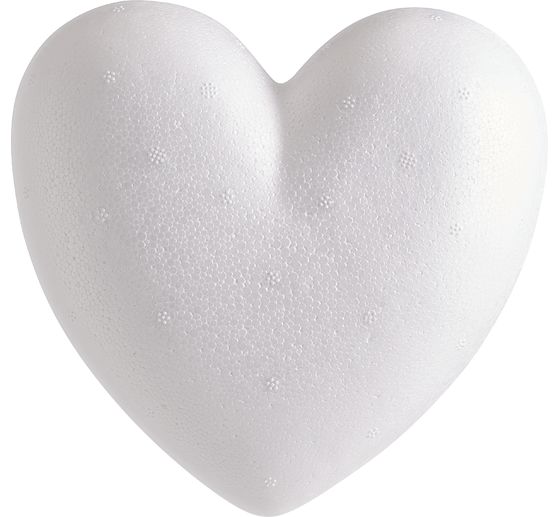 Styroporformen Herzen, 15 cm