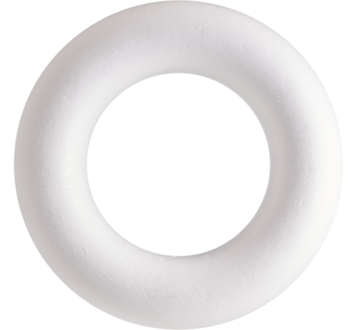 Styroporring flach, (Römer), Ø 25 cm