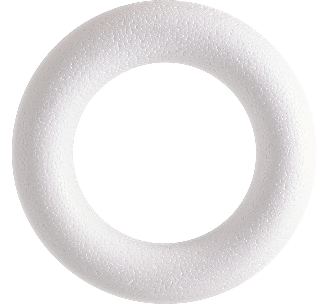 Styroporring voll - Ø ca. 15 cm