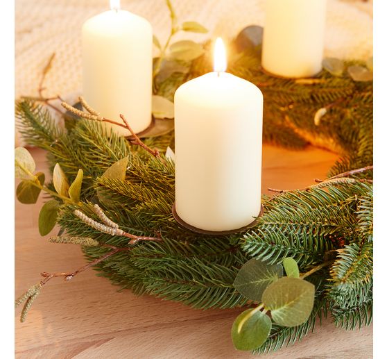 Metal candle holder, &Oslash; 6 cm