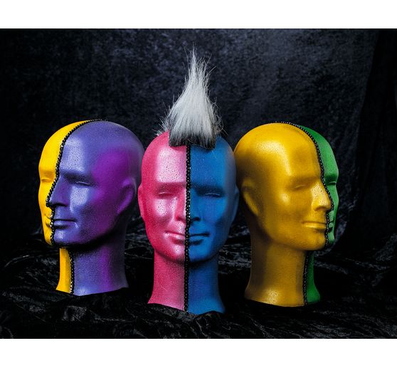 Styroporform "Männerkopf"