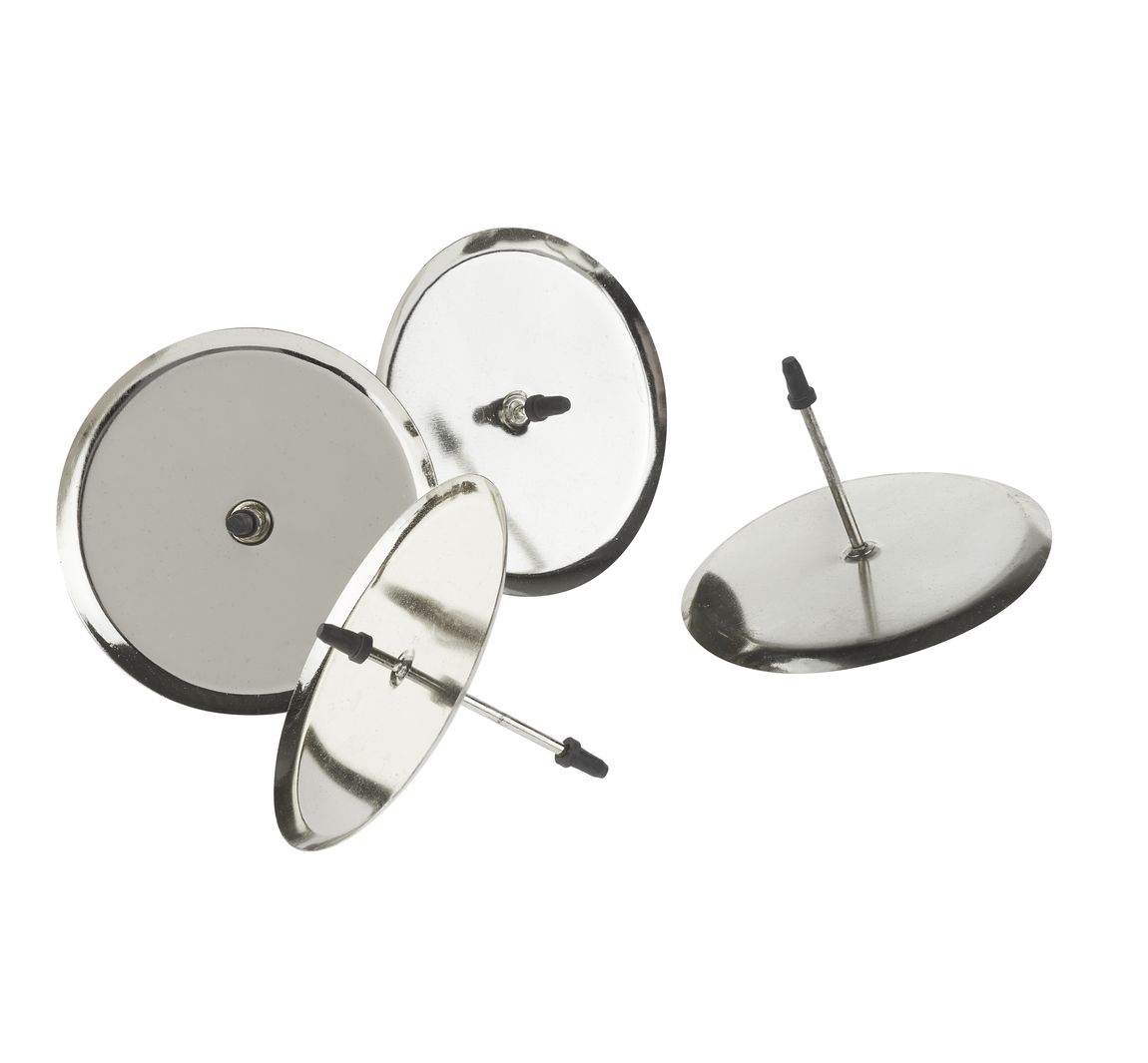 Kerzenhalter "Classic" mit Stecker - Silberfarben