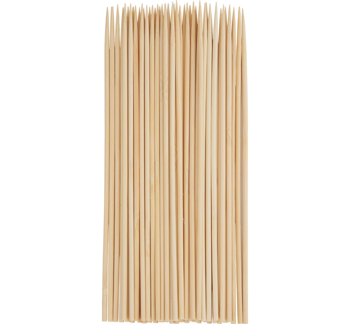 50 Natürliche Bambusspieße – 20 Cm Lang, Perfekt Für Grillen, Candy Apples, Kebabs & DIY-Projekte