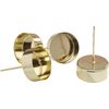 Teelichthalter "Classic" mit Stecker Goldfarben