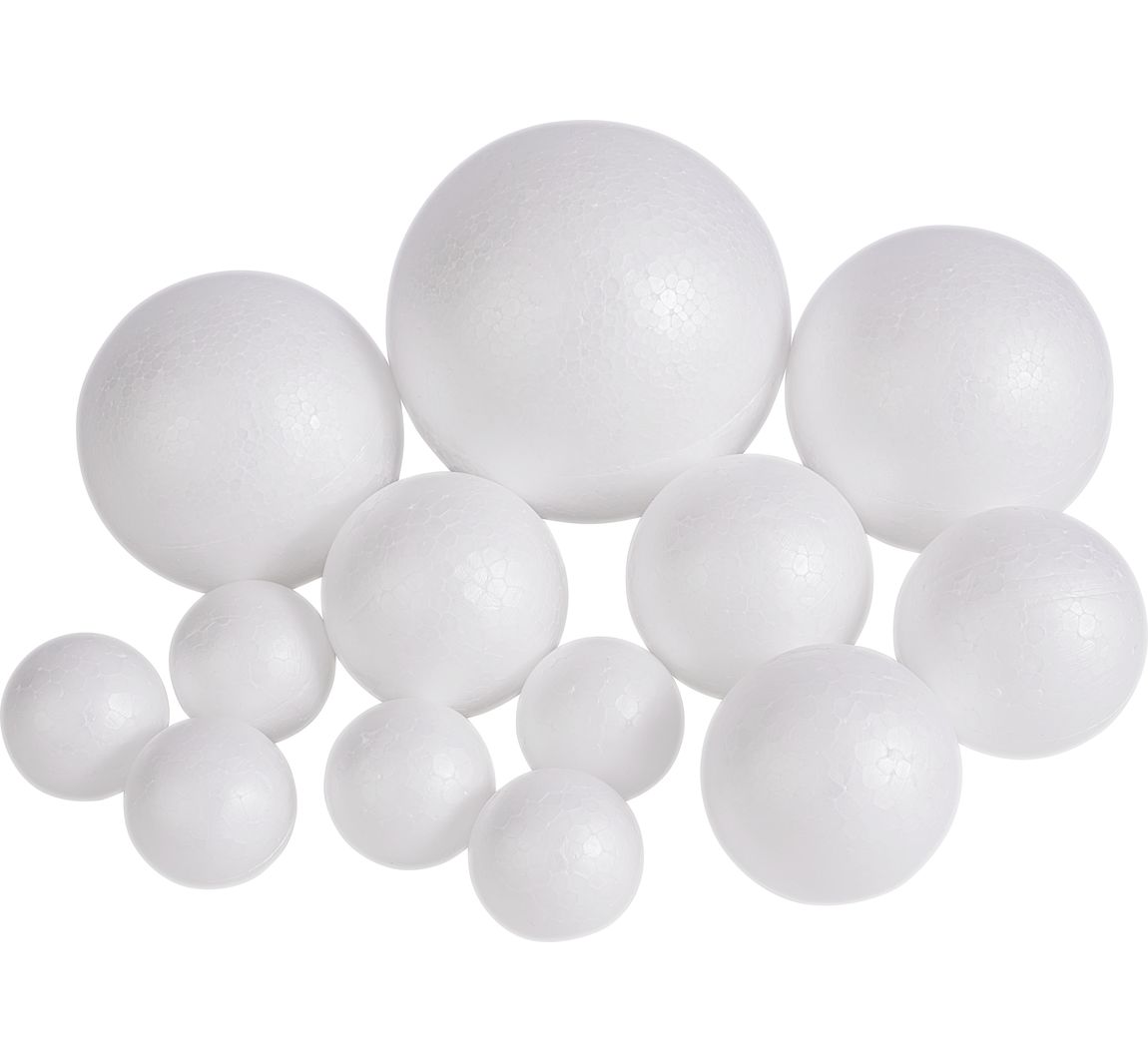 VBS Styroporkugel-Set, 13-teilig