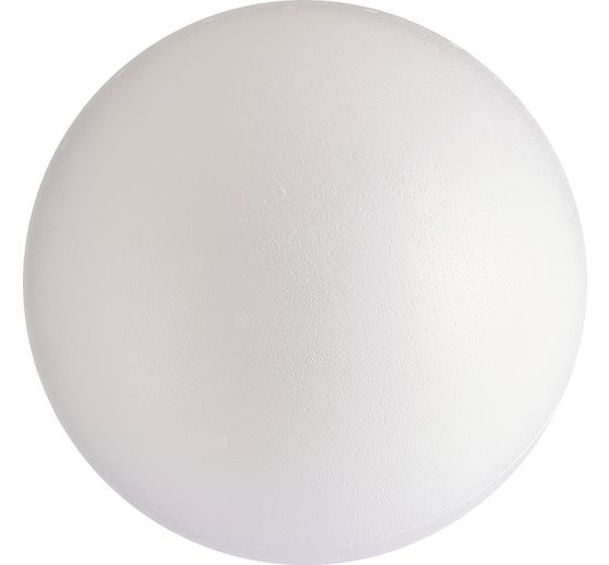Styroporkugel, Ø 30 cm, 2-teilig