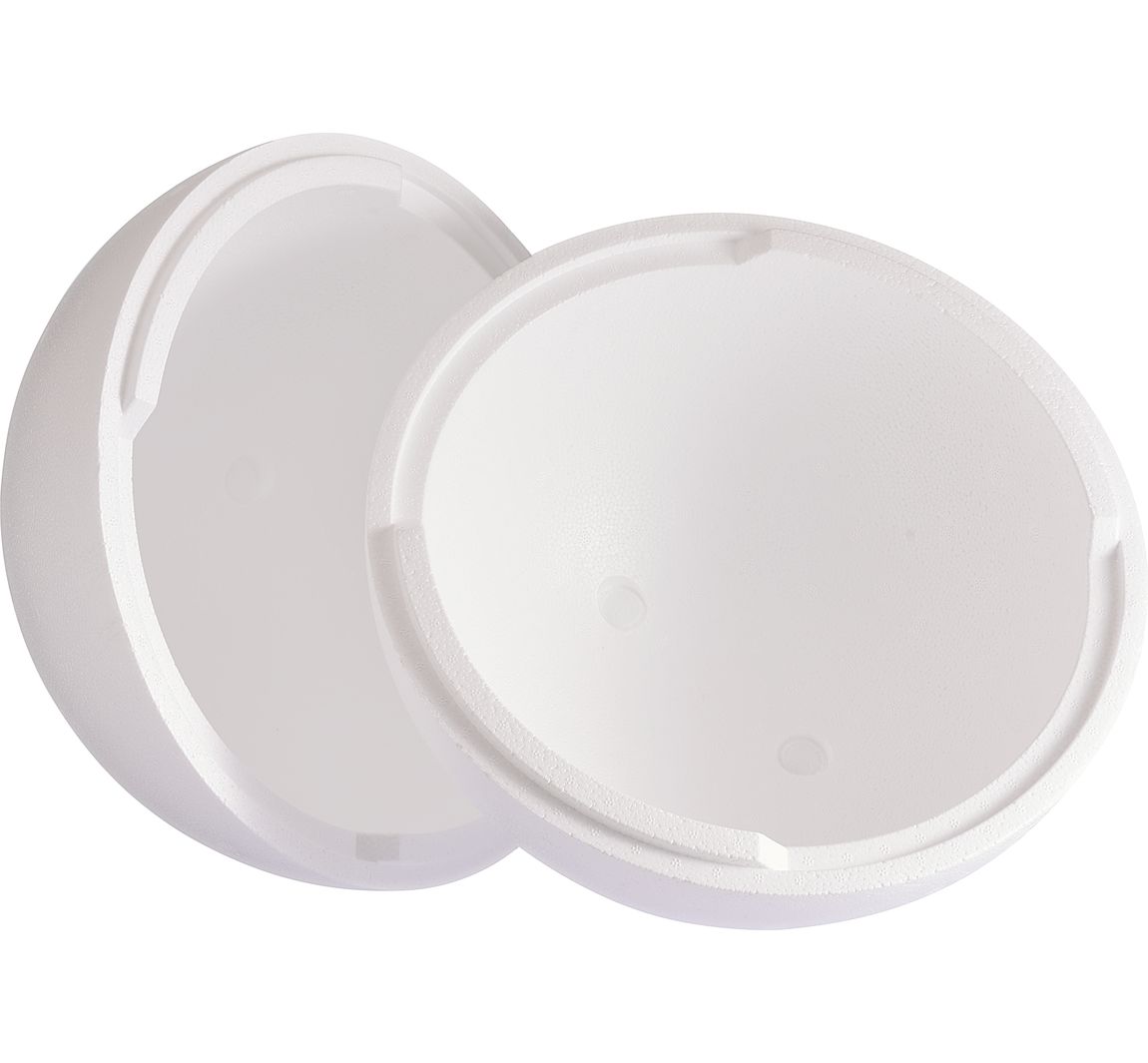 Styroporkugel, Ø 30 cm, 2-teilig