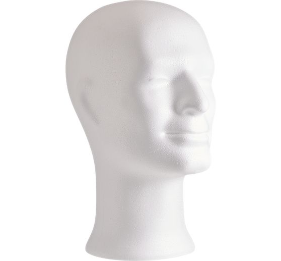 Styroporform "Männerkopf"