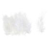 Marabou feathers, about 15 pieces White