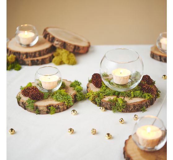 VBS Tealight jar "Bowl", &Oslash; 10,5 cm, 2 pieces