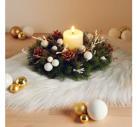 Christmas balls made of glass on wire, 36 pieces, &Oslash; 20 / 25 / 30 mm
