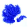 Marabufedern, ca. 15 Stück Blau