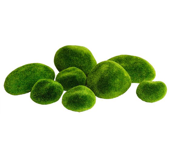 VBS Moss stones, 8 pcs.