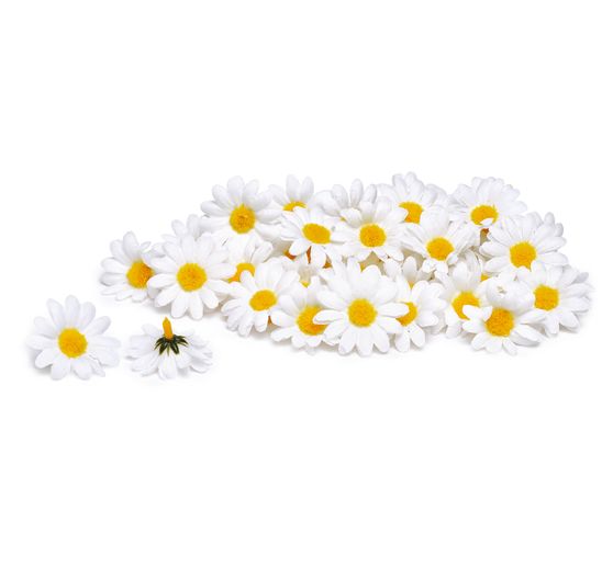 VBS Margeritenblüten, 50 Stück
