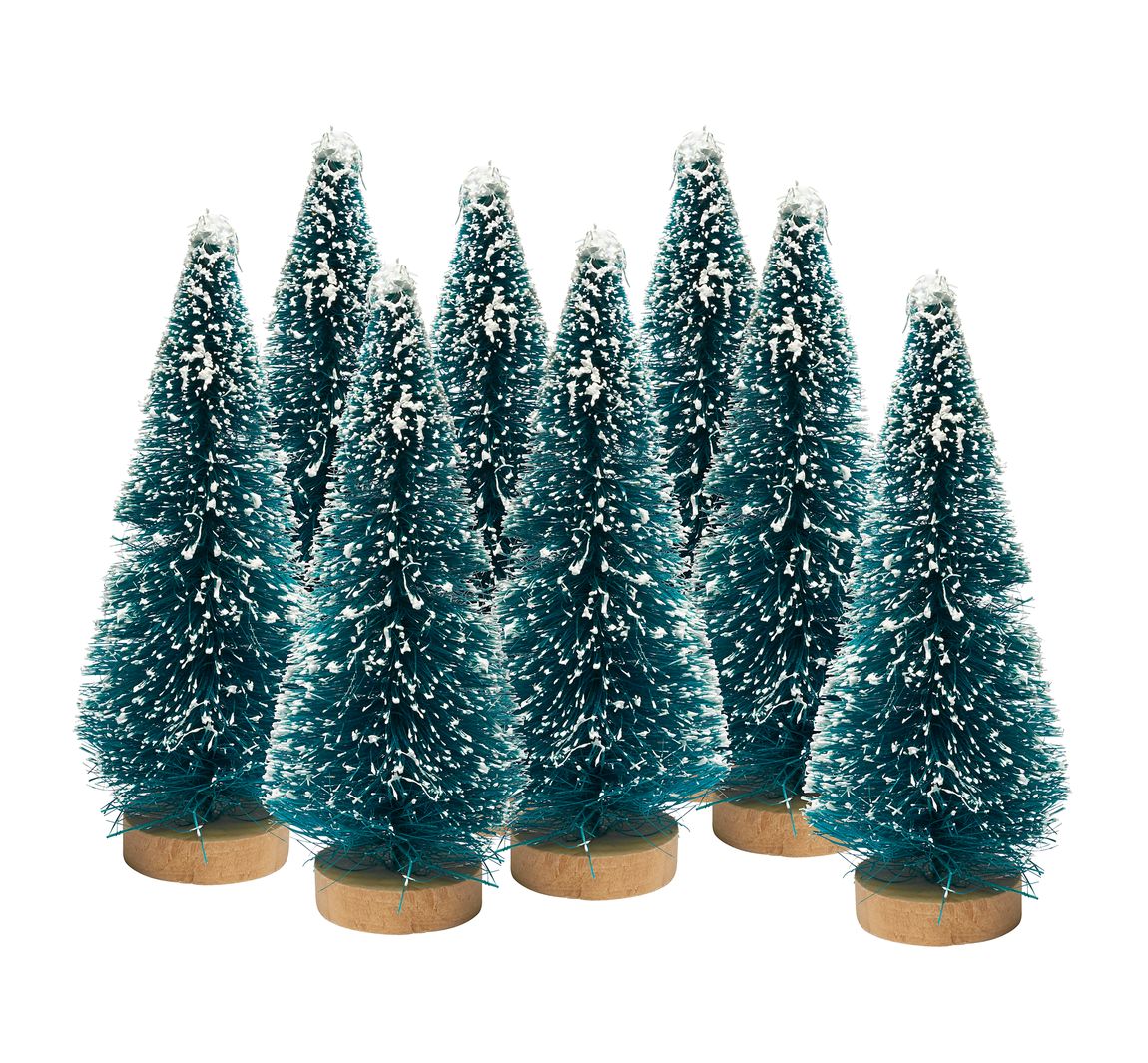 VBS Miniatur-Tannenbaum - 7 cm, 8 Stück
