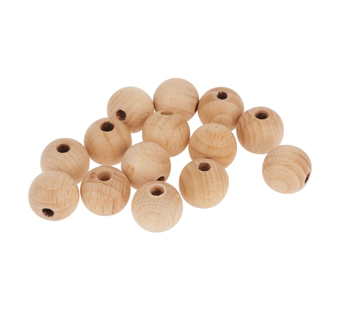 Holzkugeln, FSC - Ø 15 mm, 14 Stück