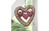 Polystyrene-heart frame, 15 cm