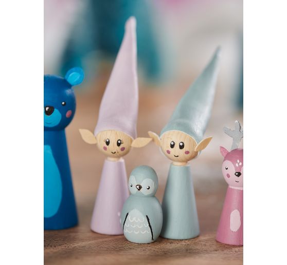 VBS Figurenkegel "Schlank & Bauchig", 50 Stück