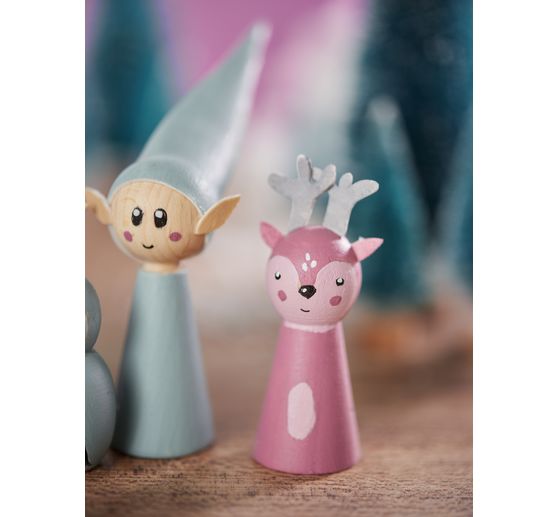 VBS Figurenkegel "Schlank & Bauchig", 50 Stück