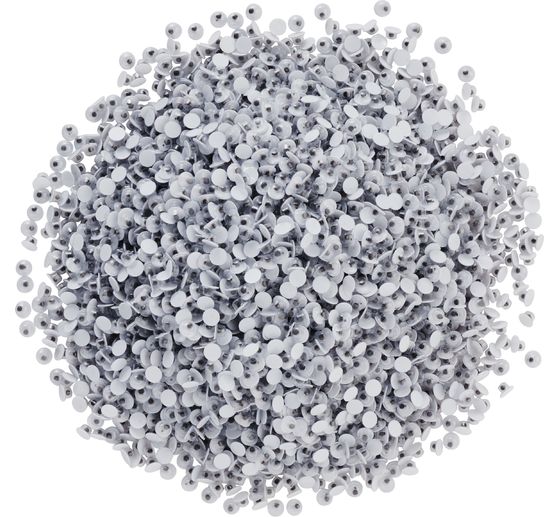 VBS Wackelaugen zum Aufkleben "Rund", 4 mm, 4.000 Stück