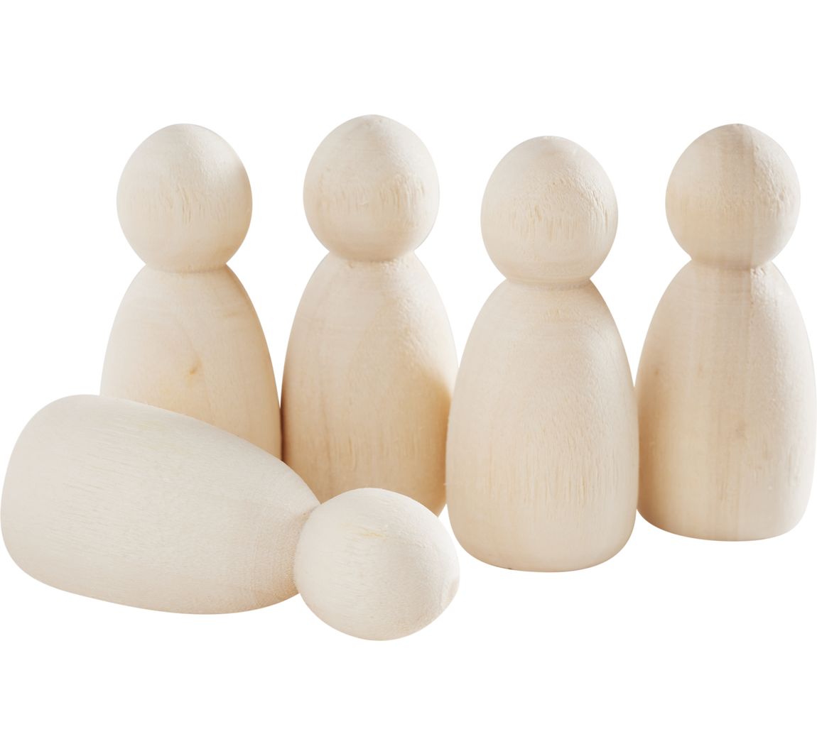 Holzfigur "Kegel" - Ø 27 mm
