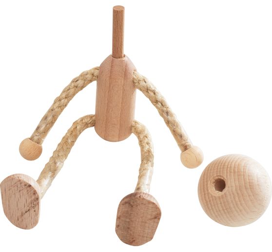 Rohpüppchen mit Kopf, ca. 14 cm