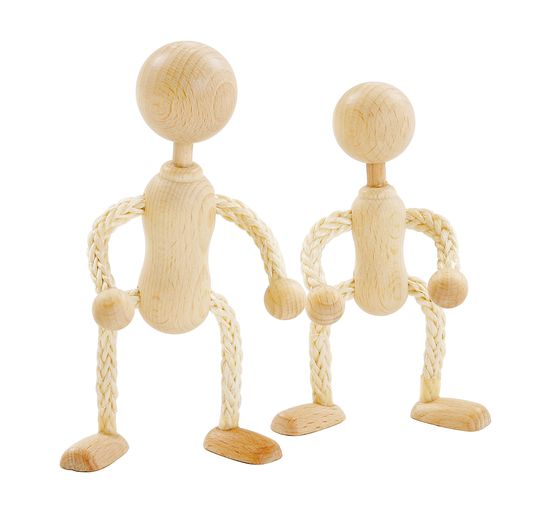 Rohpüppchen mit Kopf, ca. 10 cm