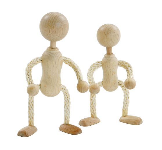Rohpüppchen mit Kopf, ca. 10 cm