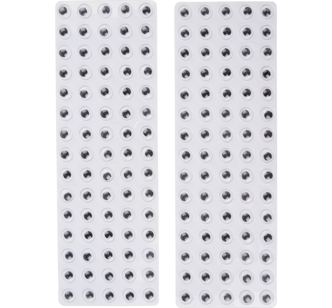 Wackelaugen selbstklebend "Rund" - 6 mm, 150 Stück