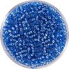 Miyuki-Rocailles silverlined light safir