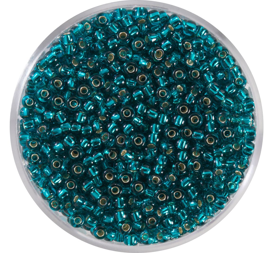 Miyuki-Rocailles - silverlined zircon