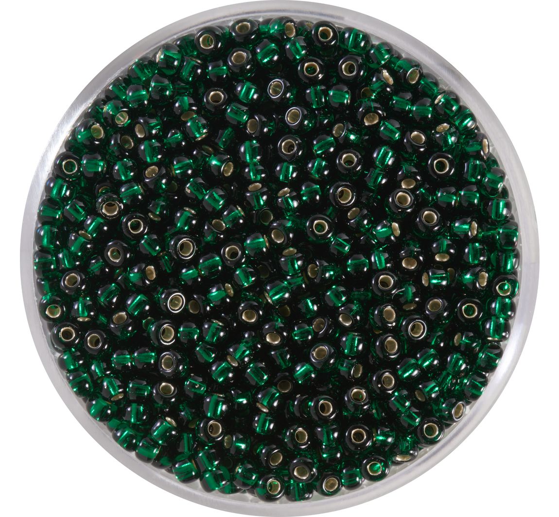 Miyuki-Rocailles - silverlined emerald