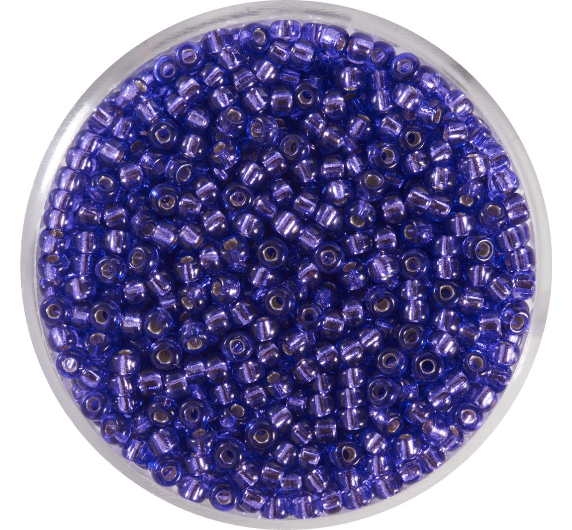 Miyuki-Rocailles - silverlined darklila