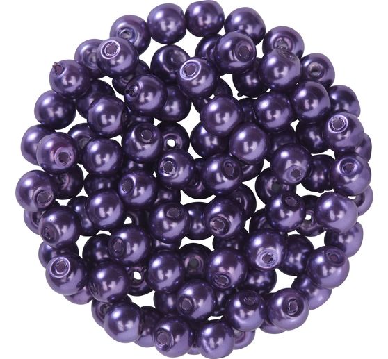 Glaswachsperlen, Ø 4 mm, 100 Stück