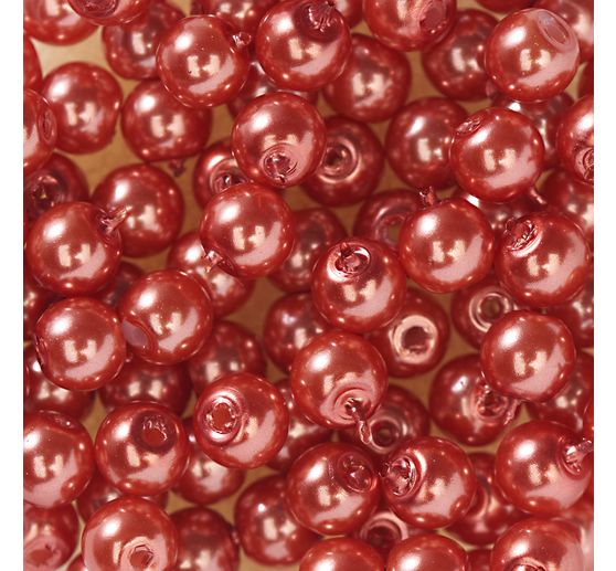 Glaswachsperlen, Ø 4 mm, 100 Stück