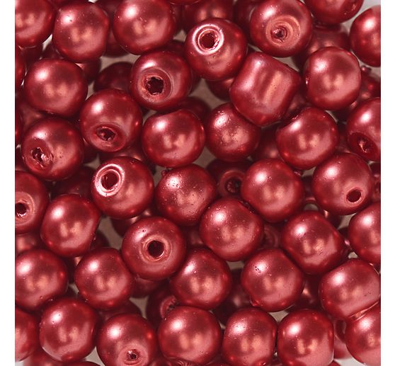 Glaswachsperlen, Ø 4 mm, 100 Stück