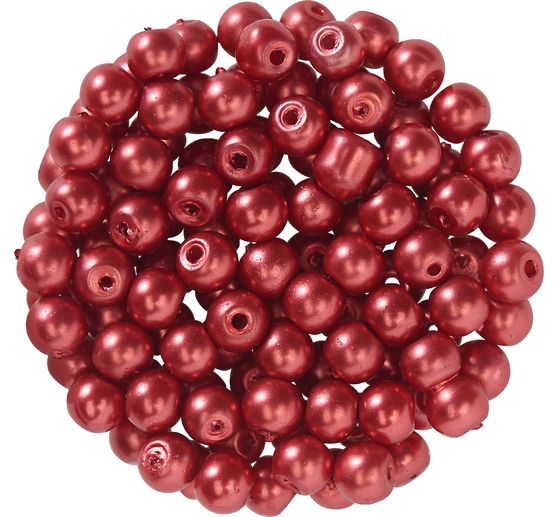 Glaswachsperlen, Ø 4 mm, 100 Stück